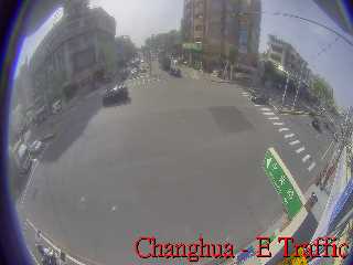 彰化縣道路  彰化市中山路與中央路口 距離2.6公里 氣溫22.7度