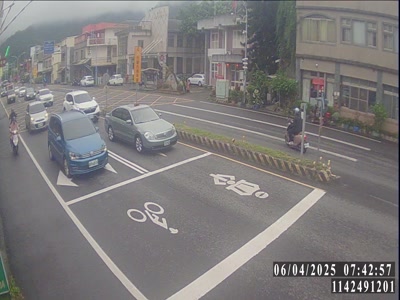 宜蘭縣道路  頭城鎮青雲路-二城路-二城派出所前 距離1.1公里 氣溫24.7度