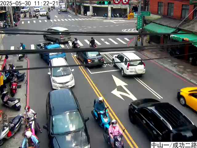 基隆市道路  中山一路 成功二路 距離0.8公里 氣溫22.6度