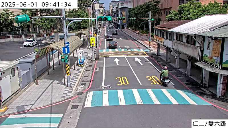 基隆市道路  仁二路 愛六路 距離0.6公里 氣溫30.9度