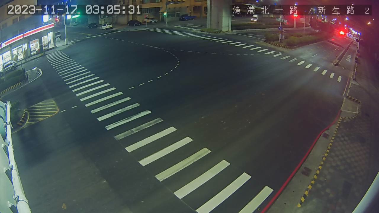 高雄市道路  漁港北一路、新生路（北側） 距離1.1公里 氣溫29.6度