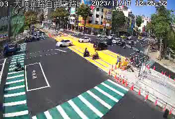 大順二路、自由二路 氣溫30.7度
