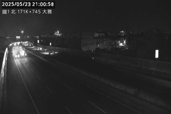 國道1號 北上 171K+745 大雅交流道到豐原交流道 距離0.0公里 氣溫30.9度