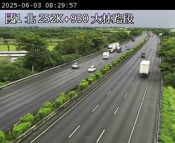 國道1號 252K+950 民雄交流道到大林交流道
