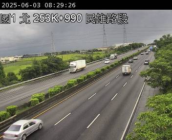 國道1號 254K+000 民雄交流道到大林交流道