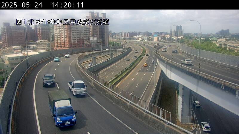 國道1號 371K+000 五甲交流道到五甲系統交流道