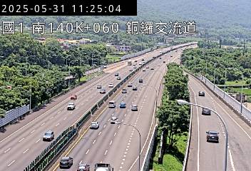 國道1號 南下 140K+060 苗栗交流道到銅鑼交流道 距離0.0公里 氣溫20.2度