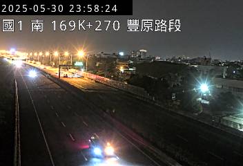 國道1號 南下 169K+270 豐原交流道到大雅交流道 距離1.0公里 氣溫24.9度