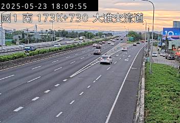 國道1號 南下 173K+700 豐原交流道到大雅交流道 距離1.8公里 氣溫32.9度