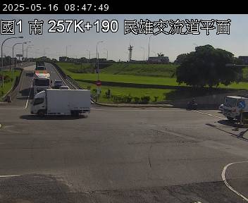 257K+100 大林交流道到民雄交流道 氣溫25.2度