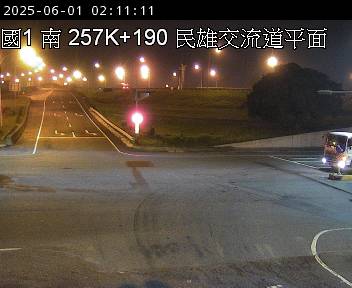 國道1號 南下 257K+100 大林交流道到民雄交流道 距離0.0公里 氣溫25.7度