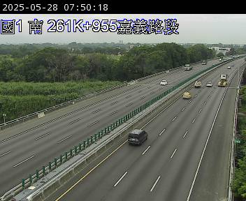 262K+005 民雄交流道到嘉義交流道 氣溫25.2度