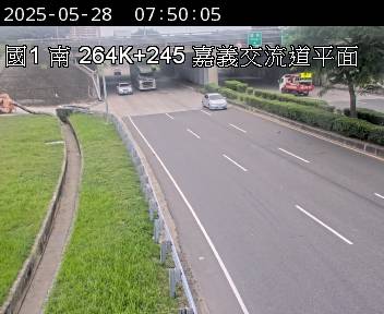 264K+245 民雄交流道到嘉義交流道 氣溫25.2度