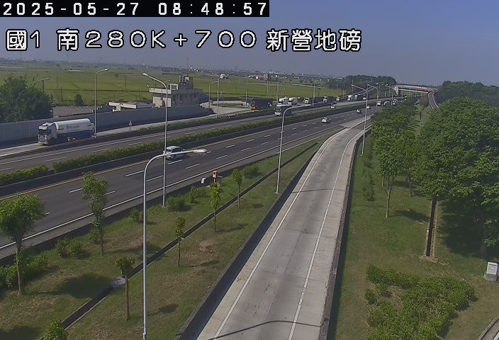 280K+700 嘉義系統交流道到新營服務區 氣溫25.3度