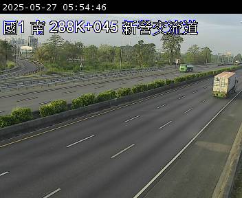 288K+000 新營服務區到新營交流道 氣溫25.5度