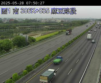 306K+005 麻豆交流道到安定交流道 氣溫26.5度