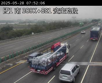 309K+881 麻豆交流道到安定交流道 氣溫26度