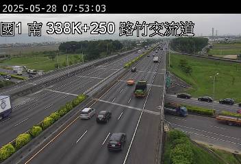 338K+250 仁德服務區到路竹交流道 氣溫27.4度