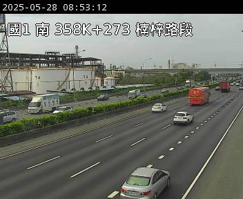 358K+273 楠梓交流道到鼎金系統交流道 氣溫28.2度