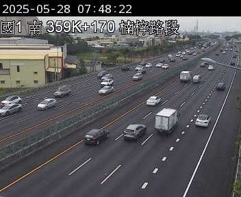359K+150 楠梓交流道到鼎金系統交流道 氣溫28.2度