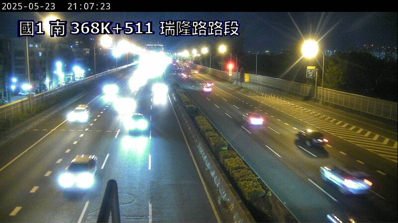 國道1號 368K+511 高雄交流道到瑞隆路交流道
