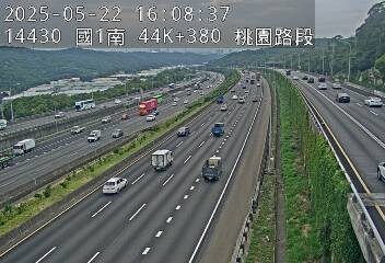 國道1號 南下 44K+380 林口交流道到桃園交流道 距離7.0公里 氣溫30.1度