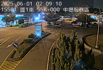 國道1號 南下 55K+000 中壢服務區到內壢交流道 距離1.1公里 氣溫24.6度