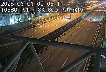 國道1號 南下 8K+800 五堵交流道到汐止交流道 距離0.2公里 氣溫20.9度