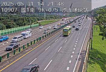 國道1號 南下 9K+075 五堵交流道到汐止交流道 距離0.3公里 氣溫20.9度