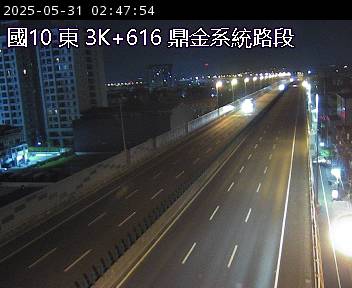 國道10號 東向 3K+616 鼎金系統交流道到仁武交流道 距離0.0公里 氣溫25.1度
