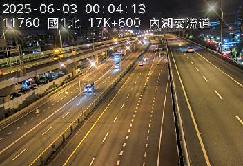 17K+600 堤頂交流道到汐止端 氣溫33.8度