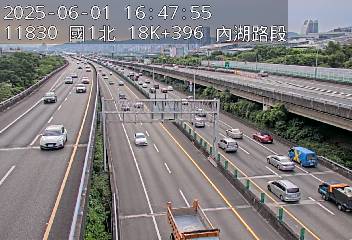 國道1號汐止五股高架道路 18K+396 堤頂交流道到汐止端
