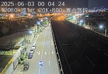 20K+800 環北交流道到下塔悠交流道 氣溫33.8度