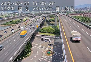 國道1號汐止五股高架道路 北上 23K+920 環北交流道到下塔悠交流道 距離0.3公里 氣溫31.4度