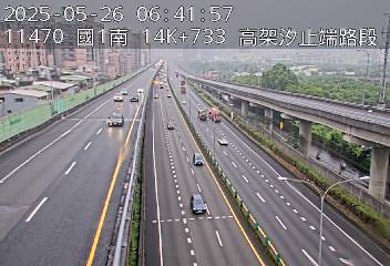 國道1號汐止五股高架道路 14K+733 汐止端到堤頂交流道