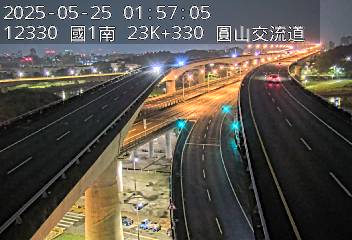 國道1號汐止五股高架道路 南下 23K+330 下塔悠交流道到環北交流道 距離0.3公里 氣溫21.6度