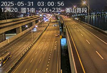 國道1號汐止五股高架道路 南下 24K+235 下塔悠交流道到環北交流道 距離0.2公里 氣溫22.9度
