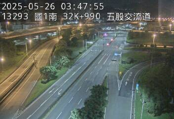 國道1號五股楊梅高架道路 南下 32K+990 五股轉接道交流道到泰山轉接道交流道 距離1.1公里 氣溫18.3度