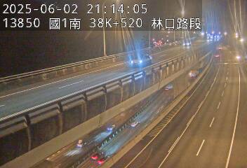 國道1號五股楊梅高架道路 南下 38K+520 泰山轉接道交流道到機場系統交流道 距離0.5公里 氣溫27度