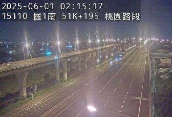 國道1號五股楊梅高架道路 南下 51K+195 泰山轉接道交流道到機場系統交流道 距離1.1公里 氣溫21.2度