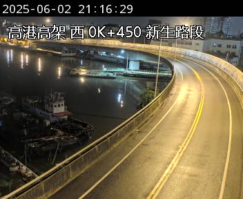 國道1號新生高架 西向 0K+450 第二貨櫃中心交流道到58管制站 距離0.5公里 氣溫29.2度