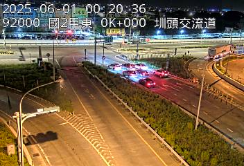 國道2號 東向 0K+000 圳頭交流道 距離2.1公里 氣溫23.5度