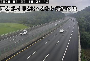 國道3號 北上 153K+360 苑裡交流道到通霄交流道 距離1.3公里 氣溫24度