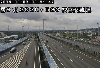 國道3號 北上 202K+520 烏日交流道到快官交流道 距離0.0公里 氣溫31.9度