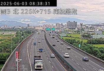 國道3號 北上 226K+715 南投交流道到中興交流道 距離2.9公里 氣溫28.3度