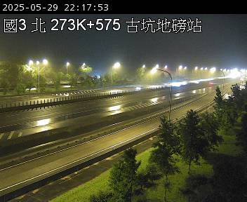 國道3號 北上 273K+575 古坑服務區到古坑(南)交流道 距離1.5公里 氣溫28.8度