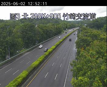 國道3號 北上 288K+905 竹崎交流道到梅山交流道 距離0.5公里 氣溫25.3度