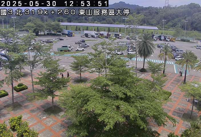 國道3號 北上 319K+260 東山服務區到白河交流道 距離4.9公里 氣溫22.8度
