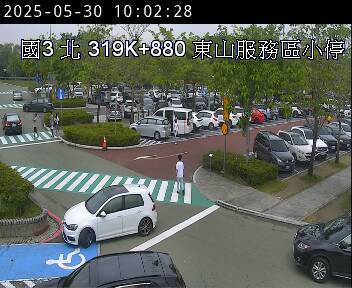 國道3號 北上 319K+880 東山服務區到白河交流道 距離4.7公里 氣溫22.8度