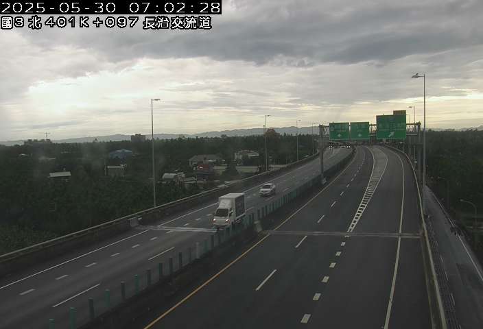 國道3號 北上 401K+097 麟洛交流道到長治交流道 距離4.6公里 氣溫26.5度